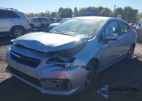 2022 Subaru Impreza Premium из США, поврежденный, VIN 4S3GKAV67N3601830